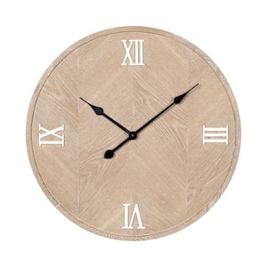 23.5 in. Kevin Wooden Wall Clock