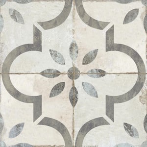 Grey and White R22 4 in. x 4 in. Vinyl Peel and Stick Tile (24 Tiles, 2.67 sq. ft./Pack)