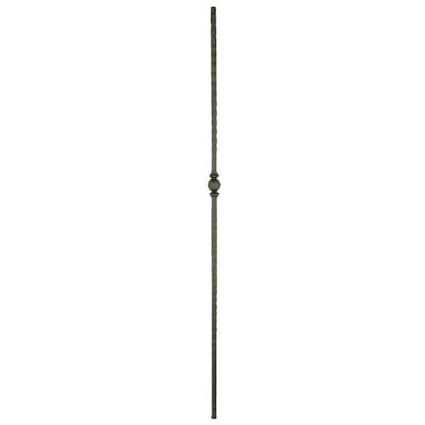 EVERMARK 44 in. x 5/8 in. Old World Copper Metal Hammered Baluster