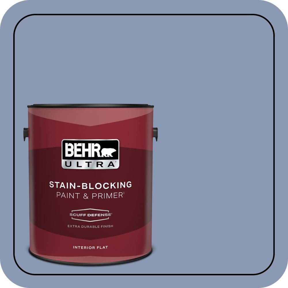 1 gal. #600F-5 Blueberry Buckle Extra Durable Flat Interior Paint & Primer price history on PriceWatchPro