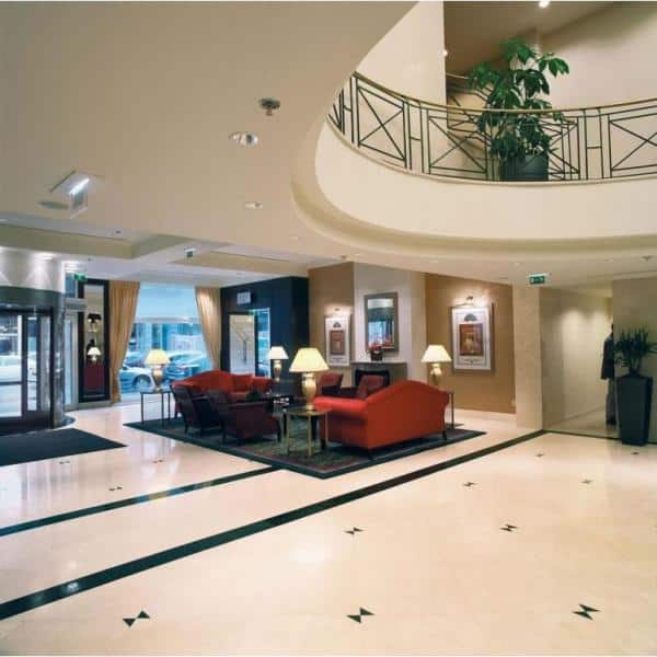 Crema Marfil 18 in. x 18 in. Polished Marble Floor and Wall Tile (9 sq. ft./Case)