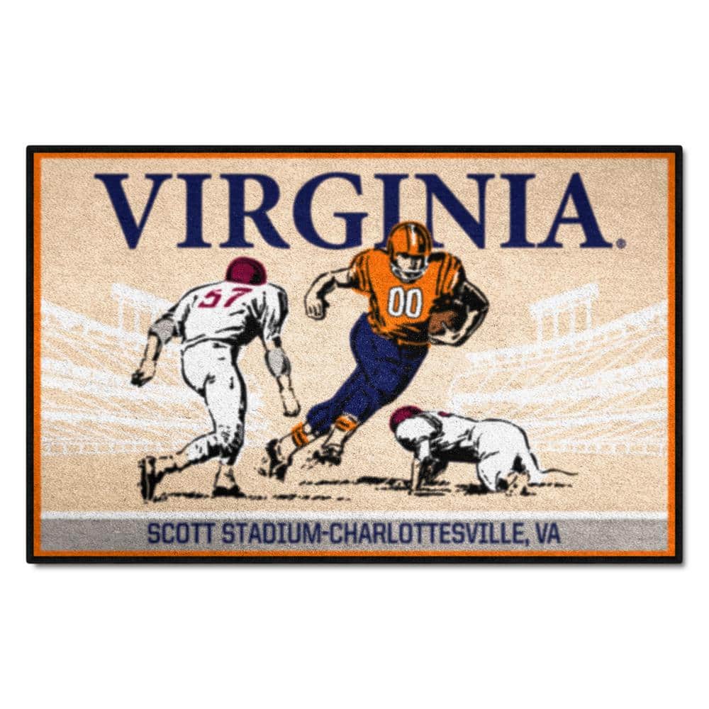 FANMATS Virginia Cavaliers Ticket Stub Tan 1.5 ft. x 2.5 ft. Starter