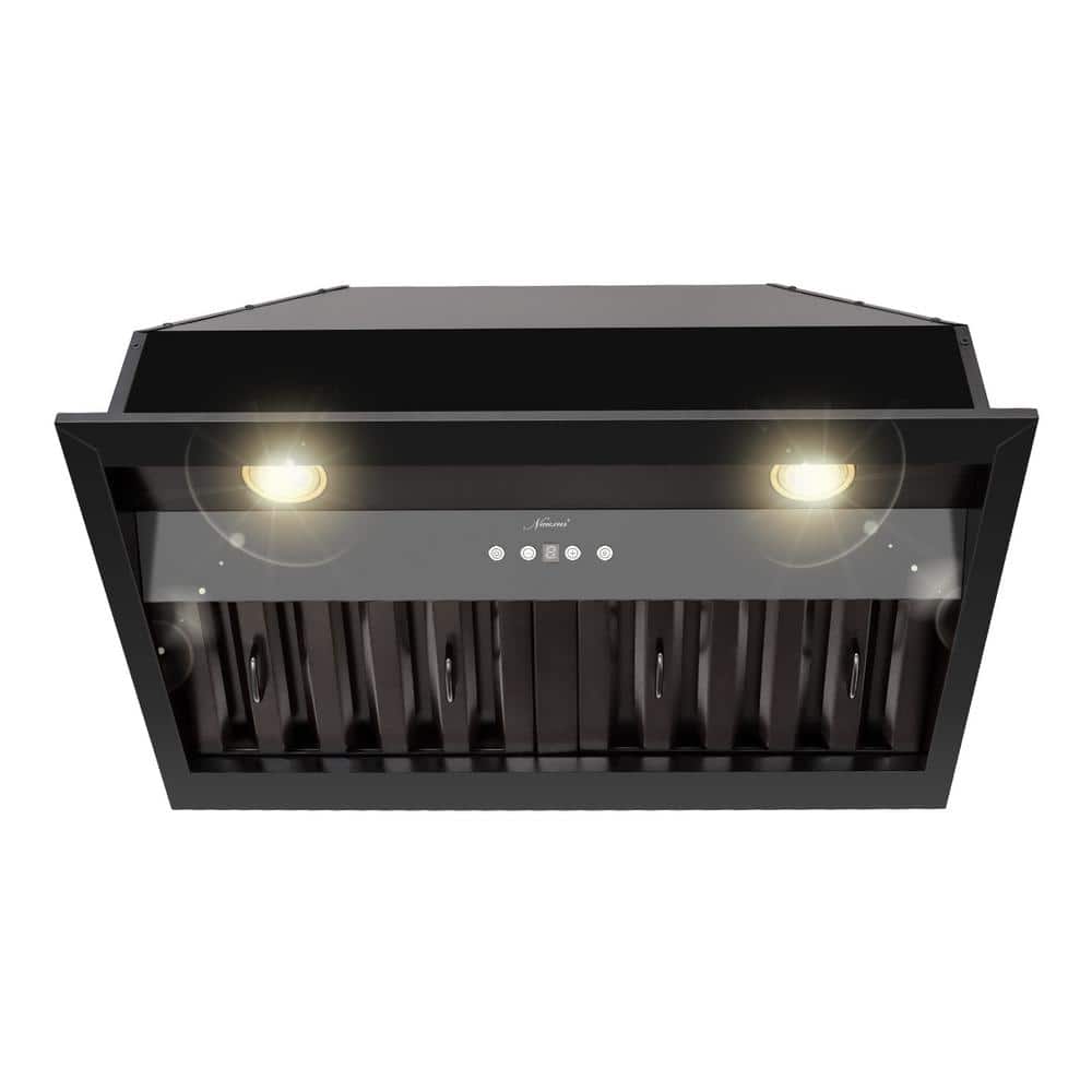 30 in. Ducted Ultra Quiet Under Cabinet Range Hood in Matte Black Stainless