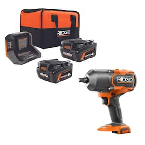 18V MAX Output Kit with 6.0 Ah and 4.0 Ah MAX Output Batteries, Charger & 18V Brushless High Torque Impact Wrench