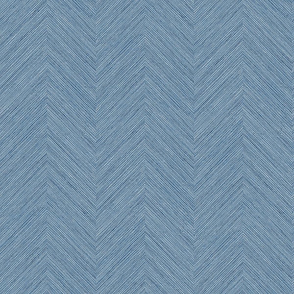 NuWallpaper Blue Sampson Peel and Stick Wallpaper Sample