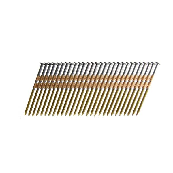 B&C Eagle 3-1/2 in. x 0.131 Plastic Collated HD Galvanized Smooth Shank Framing Nails (500 per Box)