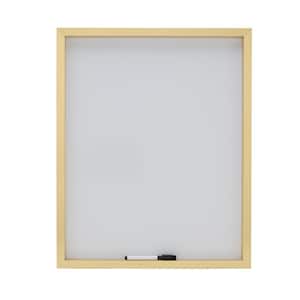 Gold Framed White Board, Includes 1-Marker, 21 x 17