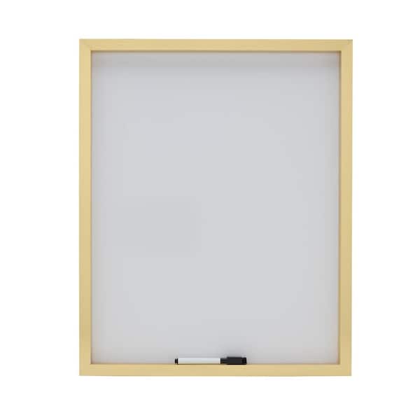 Mikasa Gold Framed White Board, Includes 1-Marker, 21 x 17