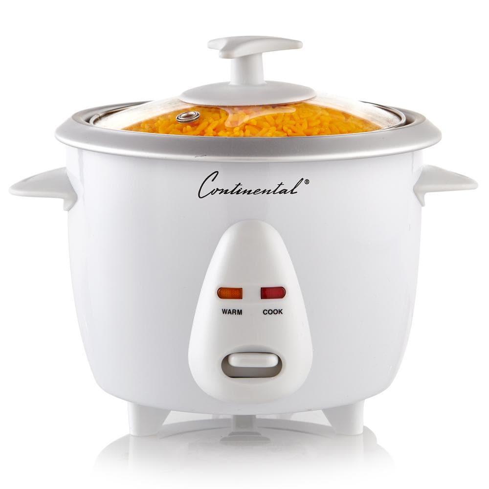 Electric Rice Cooker with Steamer Ambiano Rice Cooker Maker Food 6 Cup  Uncooked