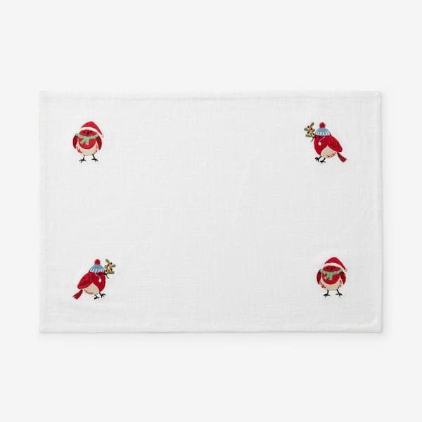 Company Cotton Embroidered Novelty 20 in. W x 14 in. H Multi Cotton Placemat Set of 4