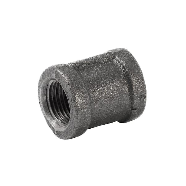 Southland 3/8 in. Black Malleable Iron FPT x FPT Coupling Fitting