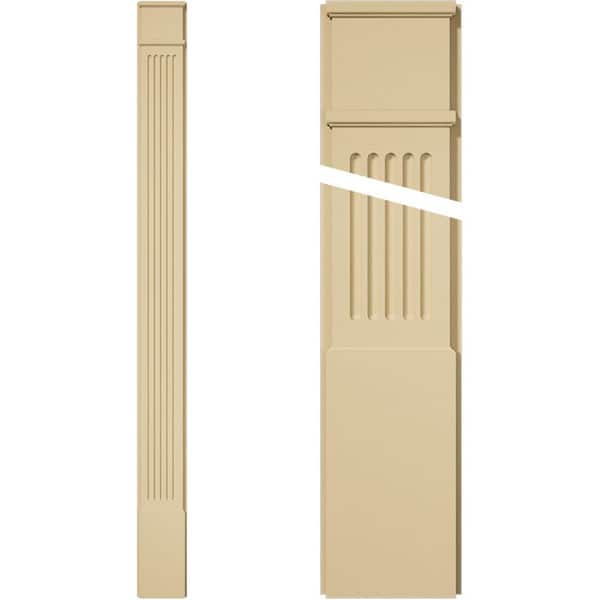 Ekena Millwork 2 in. D x 9 in. W x 108 in. L Primed Polyurethane Pilaster 1- Pack