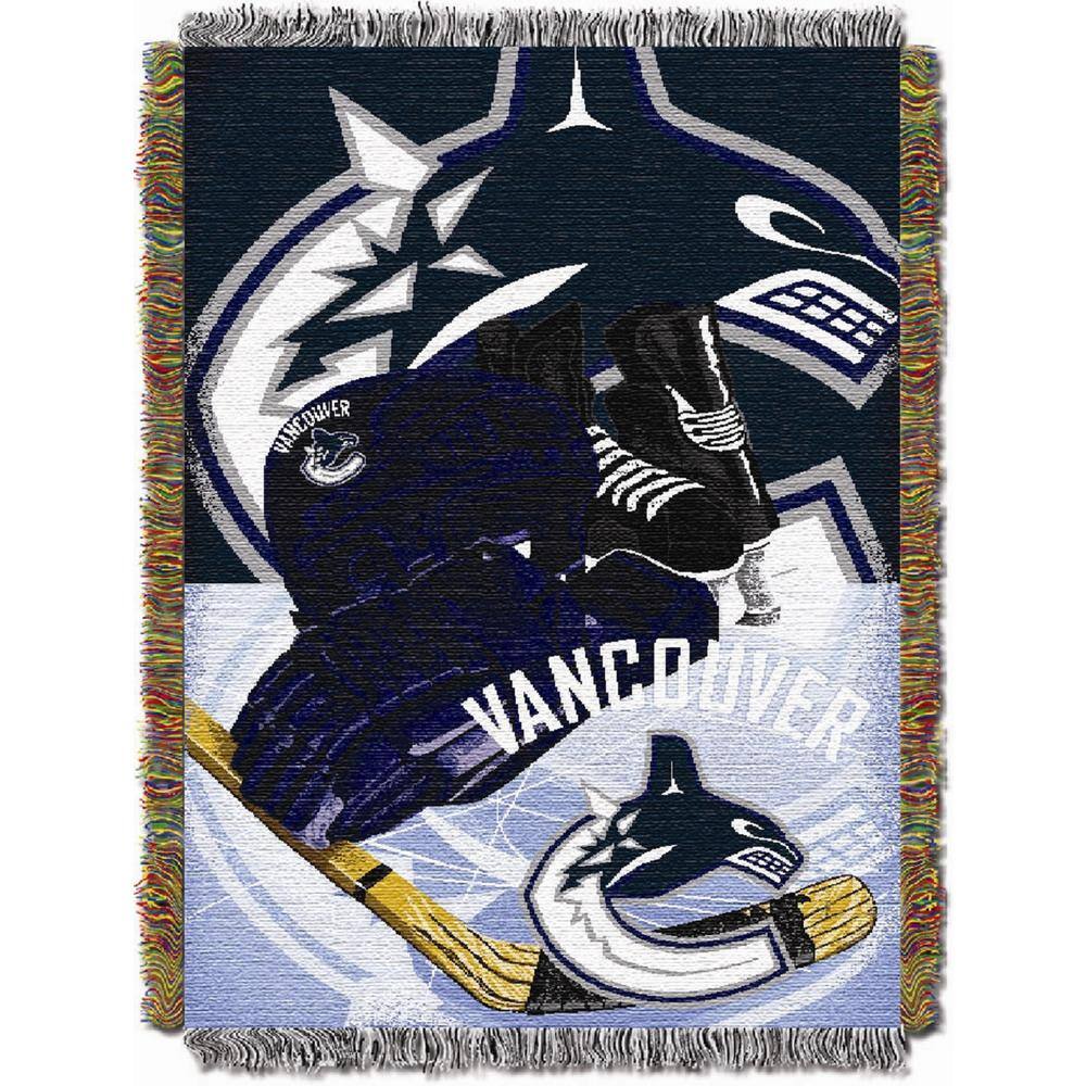 THE NORTHWEST GROUP Vancouver Canucks Polyester Throw Blanket
