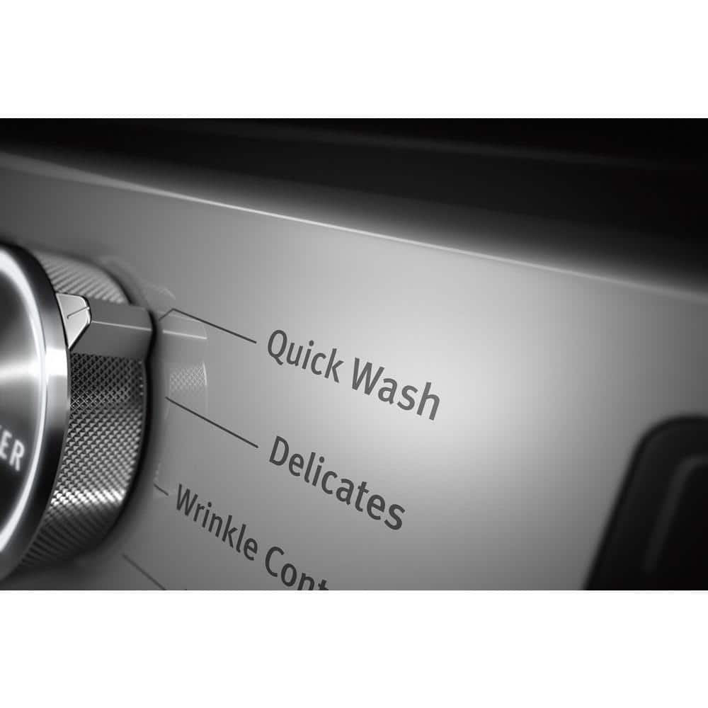 White High Efficiency Stackable Front Load Washer with Steam Setting