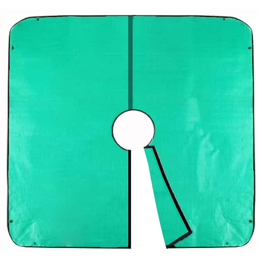 KIWDZFU Pruning Tarp 78.7 x 78.7 Waterproof Landscape Tarp