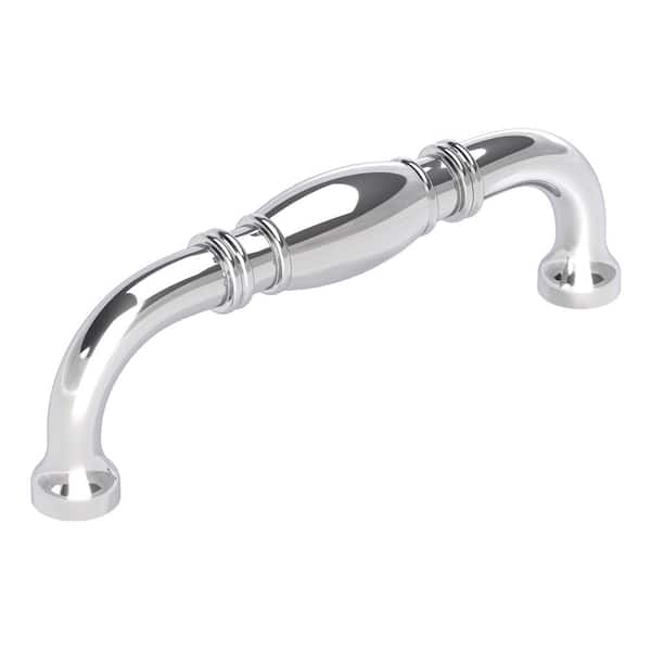 Amerock Granby 3-3/4 in. (96mm) Traditional Polished Chrome Arch Cabinet Pull
