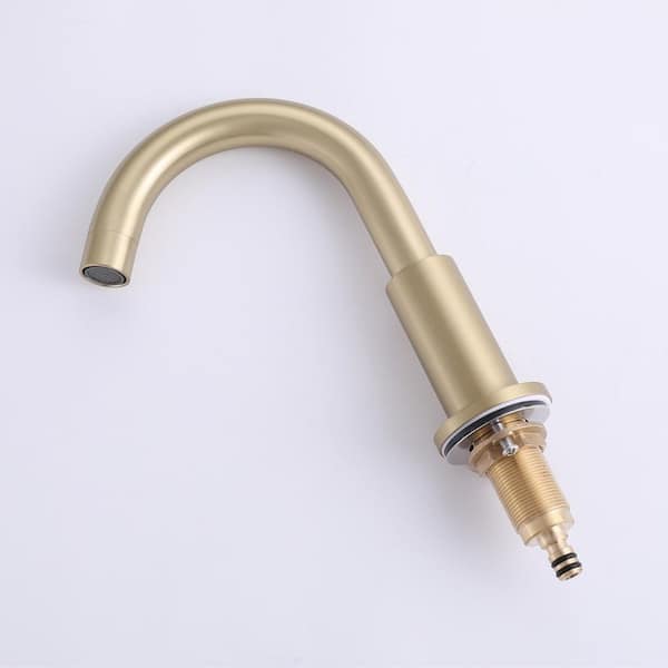 3 Holes Bathroom Sink Faucet With Drain Assembly 8 Inch Widespread Bathroom Faucets 2 Handle Modern Lavatory Basin Vanity Taps - Bed Bath & Beyond - 36412784 - View #6