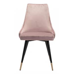 Julia Pink Velvet Tufted and Cushioned Parsons Chair Set of 2