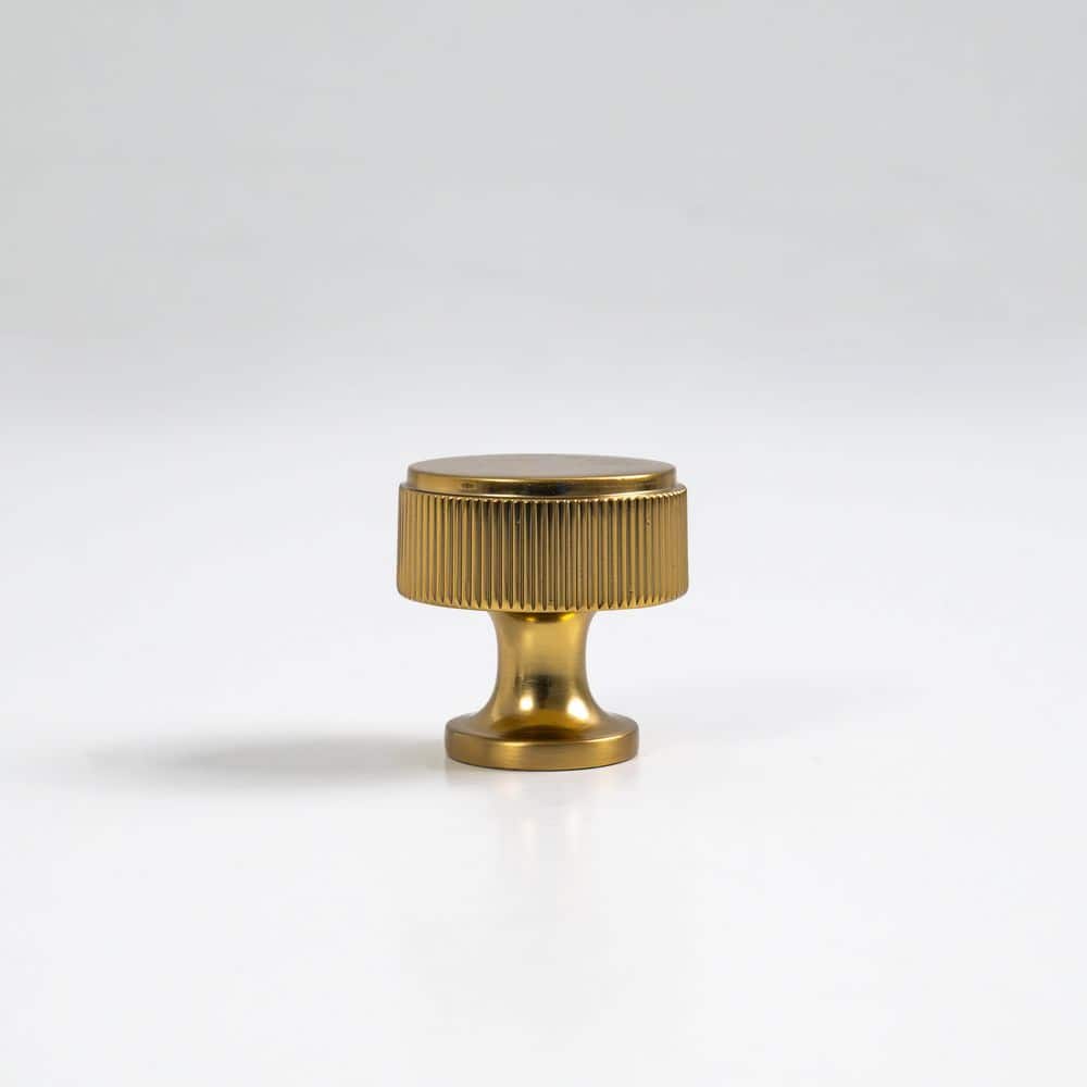 Lovett Cabinet 1.10 in. Brushed Round Gold Knob (1-Pack) price history on PriceWatchPro