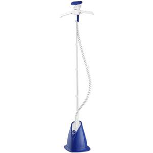 Performance Garment Steamer with Woven Hose and XL Water Tank in Blue
