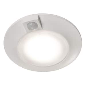 Tana 6.88 in. 1-Light White LED Flush Mount with White Acrylic Shade