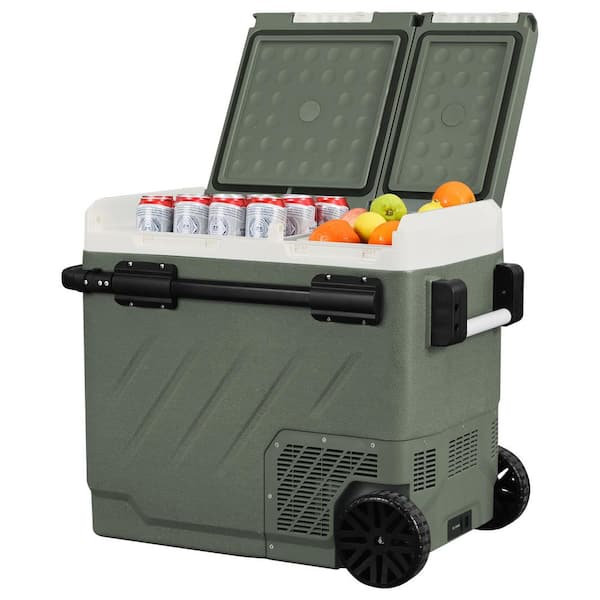 Alpicool 61 Qt. Portable Fridge Car Refrigerator Dual Zone Electric ...