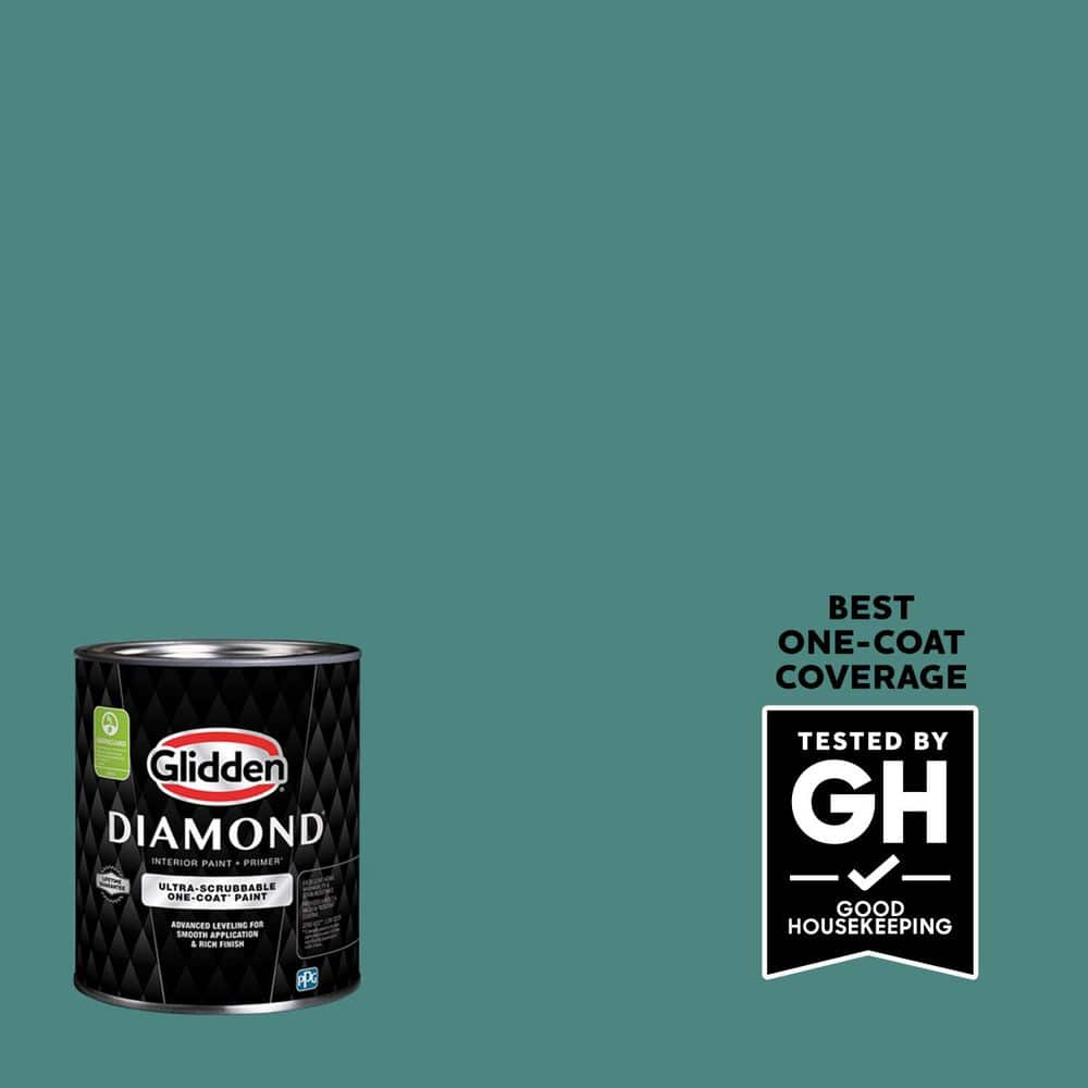1 qt. PPG1142-6 Jericho Jade Satin Interior Paint with Primer price history on PriceWatchPro