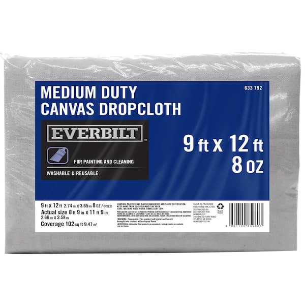 Reviews for Everbilt 6 Ft x 9 Ft Canvas Drop Cloth