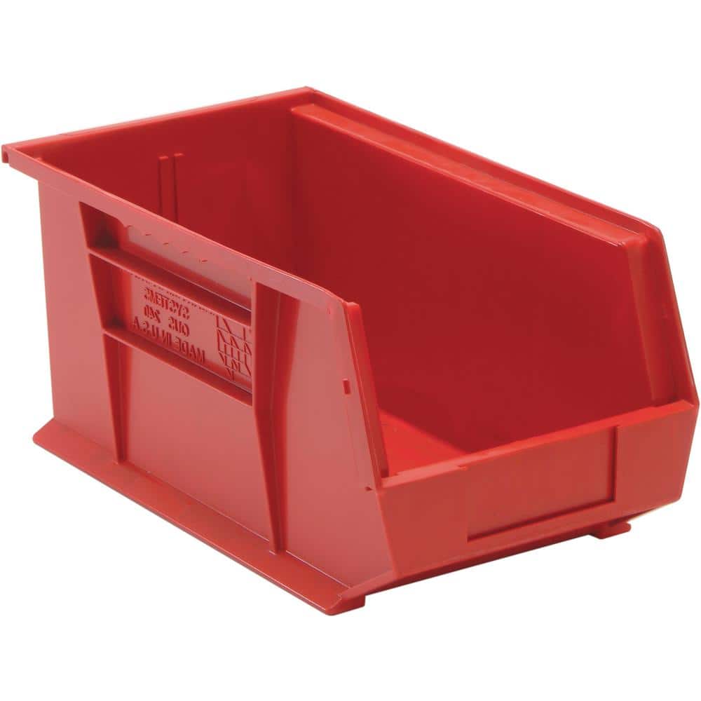 Ultra Series 7.38 qt. Stack and Hang Bin in Red (12-Pack) price history on PriceWatchPro