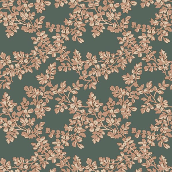 Laura Ashley Burnham Fern Removable Wallpaper