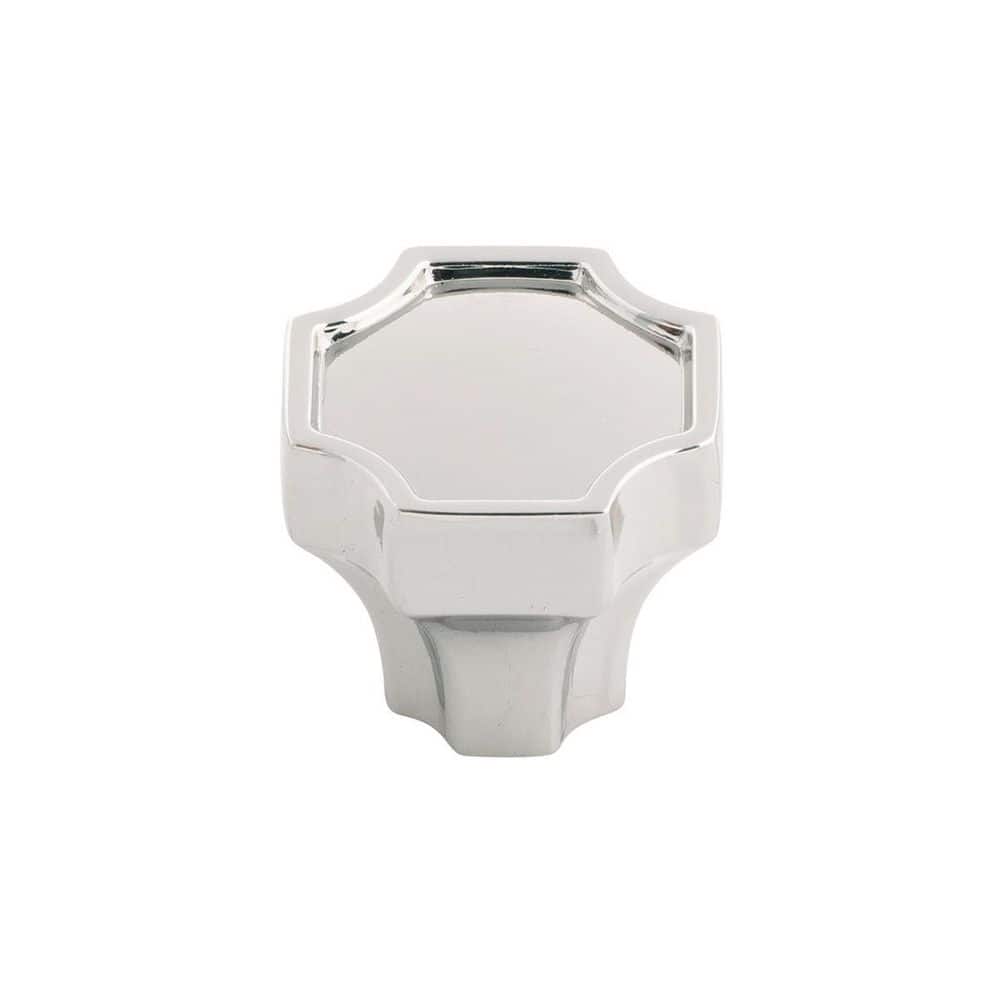 Monarch Collection Knob 1-1/4 Inch x 1-1/4 Inch Polished Nickel Square Cabinet Knob price history on PriceWatchPro
