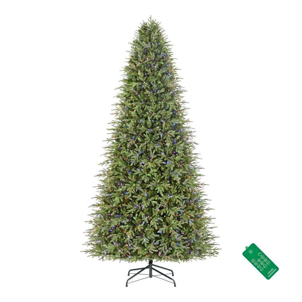 Home Decorators Collection 12 ft. Pre-Lit LED Grand Duchess Balsam Fir  Artificial Christmas Tree 23LE31111 The Home Depot