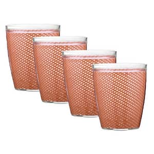 Fishnet 14 oz. Orchid Insulated Drinkware (Set of 4)