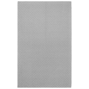 Town Square Silver 5 ft. x 8 ft. Geometric Area Rug