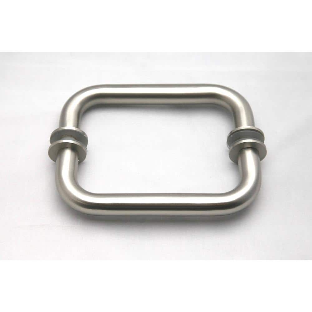 78" Frameless Clear Glass Shower Enclosure with Brushed Nickel Hardware