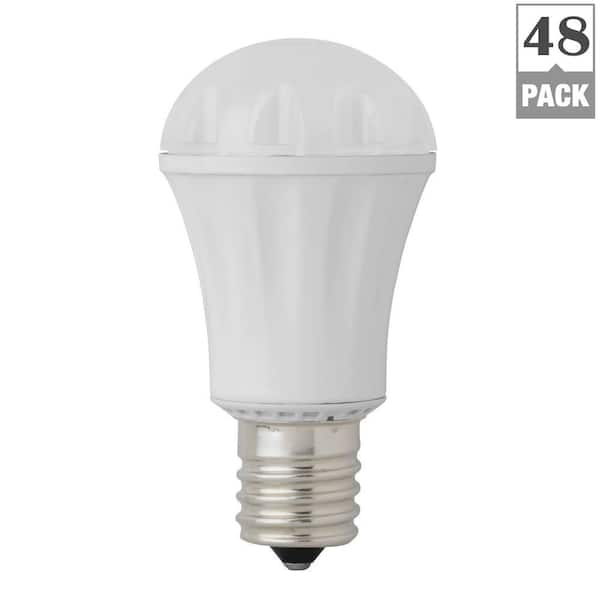 ETi 25W Equivalent Warm White A12 LED Light Bulb (48 Pack)