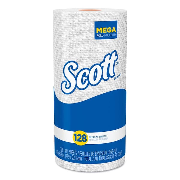 Scott Kitchen Roll Towels 11 x 8.75 (128 Sheets per Roll, 20 Rolls per Carton)