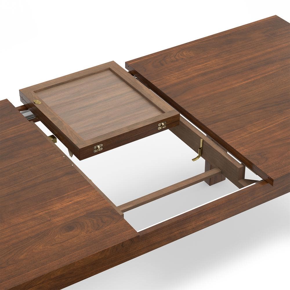 Wilson Walnut Extendable Rectangular Dining Table