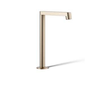 Components Bathroom Sink Faucet Spout With Row Design 1.2 GPM in Vibrant Brushed Bronze