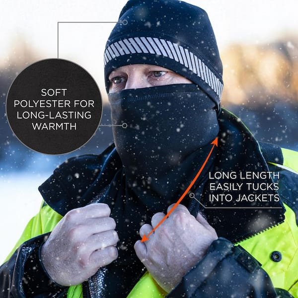 Ergodyne N-Ferno 6831 Reflective Polyester 3-in-1 Balaclava Face