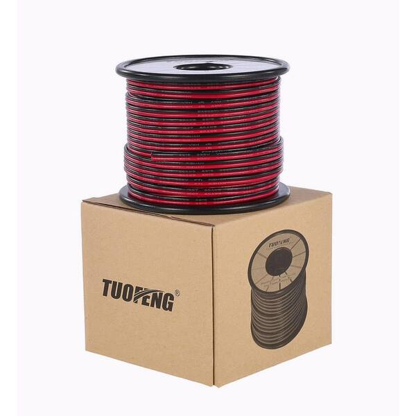 ⭐️NLINE 100 ft 22 Gauge / 2 Conductor Red Black Stranded Non