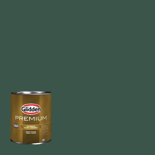Glidden Premium 1 qt. PPG1125-7 Pinetop Semi-Gloss Exterior Latex