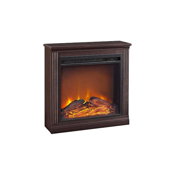 Ameriwood Home Tudor Terrace 22.81 in. Simple Fireplace in Cherry