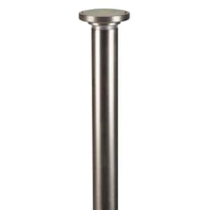 24 in. - 42 in. Steel Adjustable Tension Curtain/Shower Rod in Satin