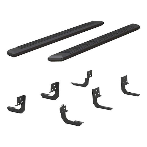 Aries AdvantEDGE Black Aluminum 91-Inch Truck Running Boards, Select Ram 2500, 3500