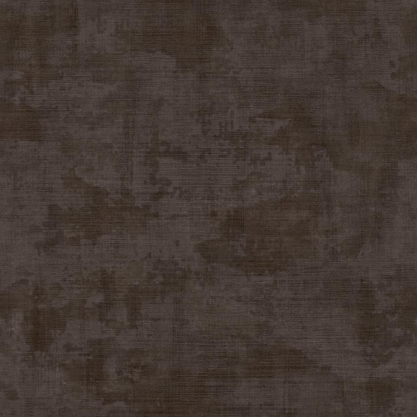 Unbranded Italian Design Dark Brown Textured Linen Effect Matte Finish Non-Pasted Vinyl on Non-Woven Wallpaper Sample