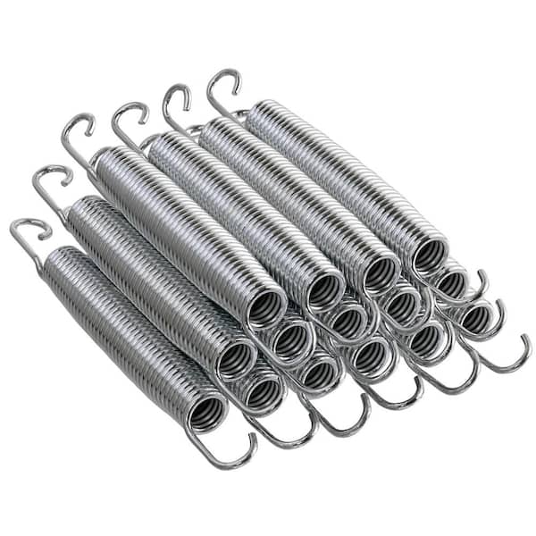 Upper Bounce Machrus Upper Bounce 7 in. Trampoline Springs, HeavyDuty Galvanized, Set of 15 (Spring Size Measures Hook to Hook)