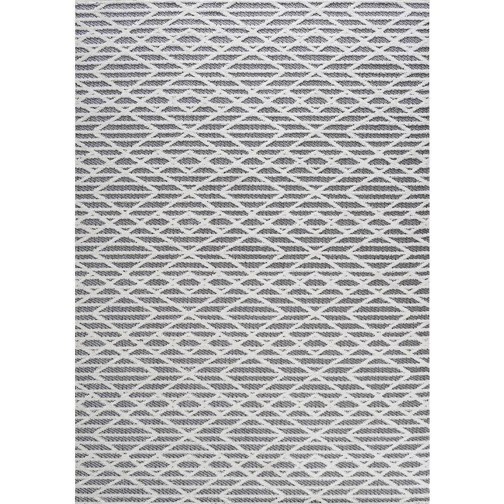 Ivory Diamond Easy-Care Synthetic 8' x 10' Indoor/Outdoor Rug