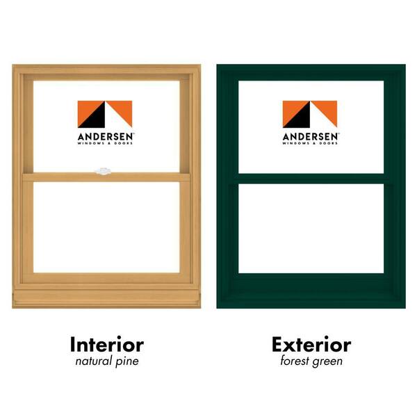 Andersen 400 Series 31-5/8 in. x 40-7/8 in. Clad Wood Double-Hung