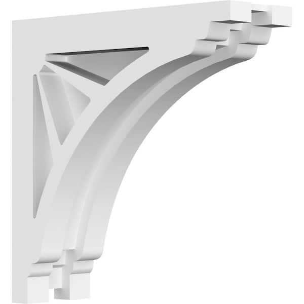 Ekena Millwork Stanford 1.5 in. W x 6 in. H x 6 in. D Signature Urethane Polyurethane Corbel